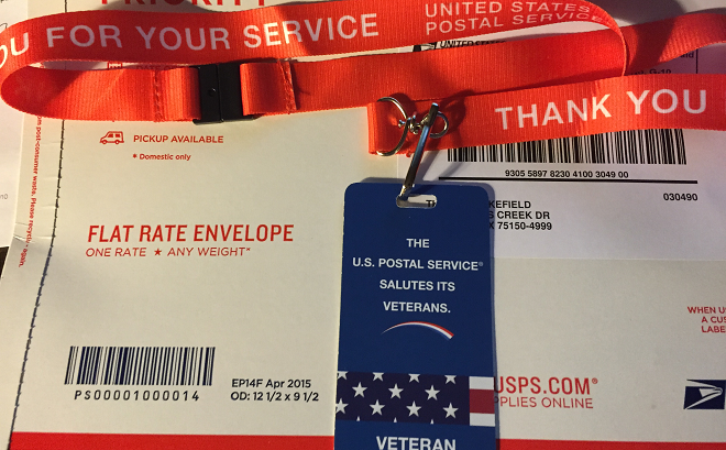 Mail service on veterans day