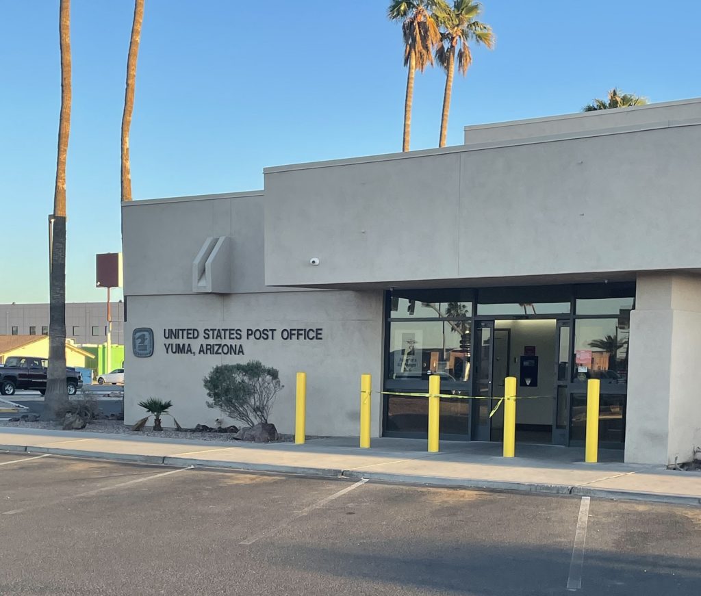 Yuma, Arizona Post Office 85364 - PostalMag.com